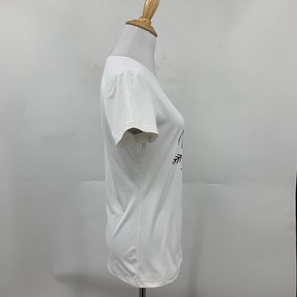 Volcom T Shirt Womens S Small White Simply Solid Short Sleeve Stone Crew Tee - Picture 4 of 9